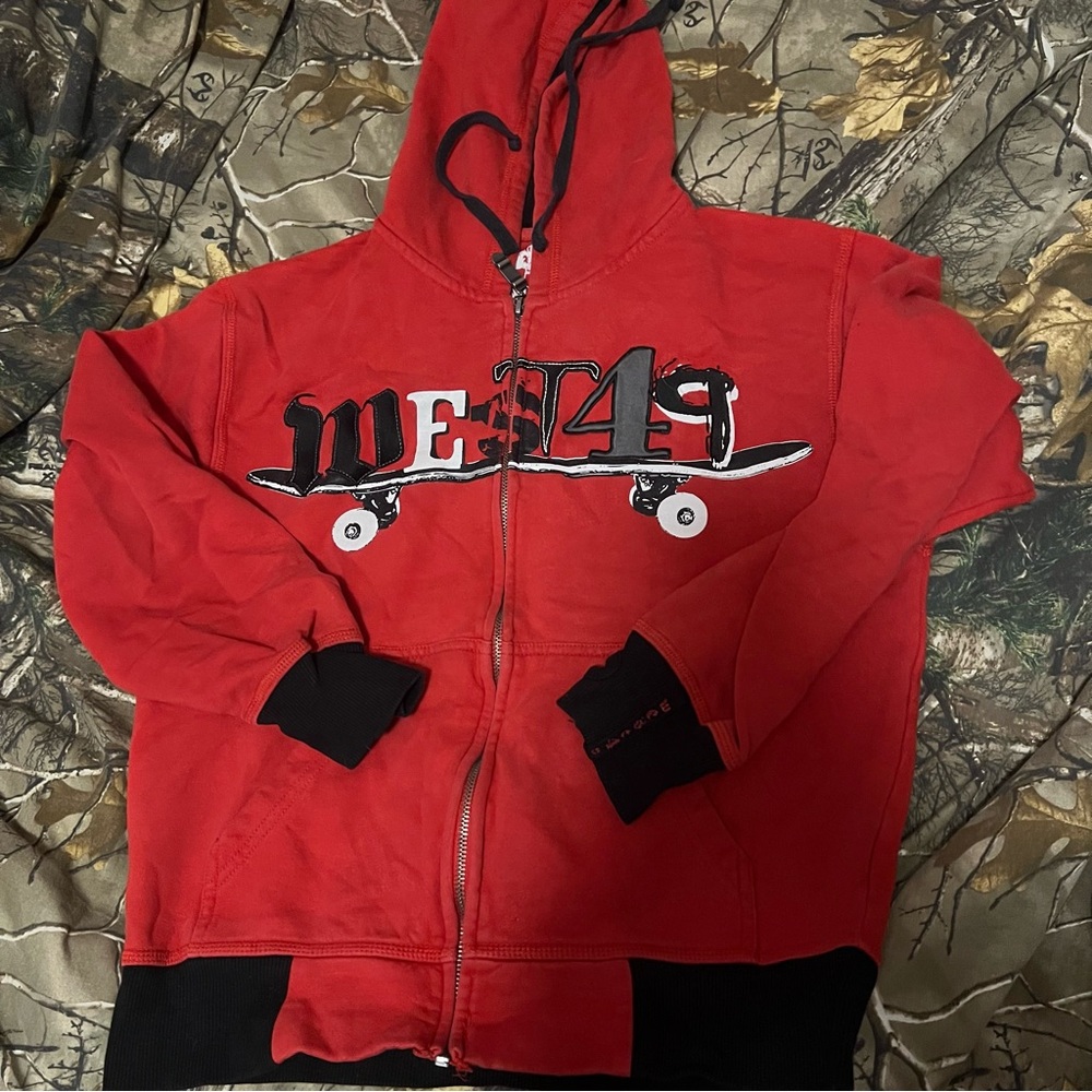 Y2K west49 zip up